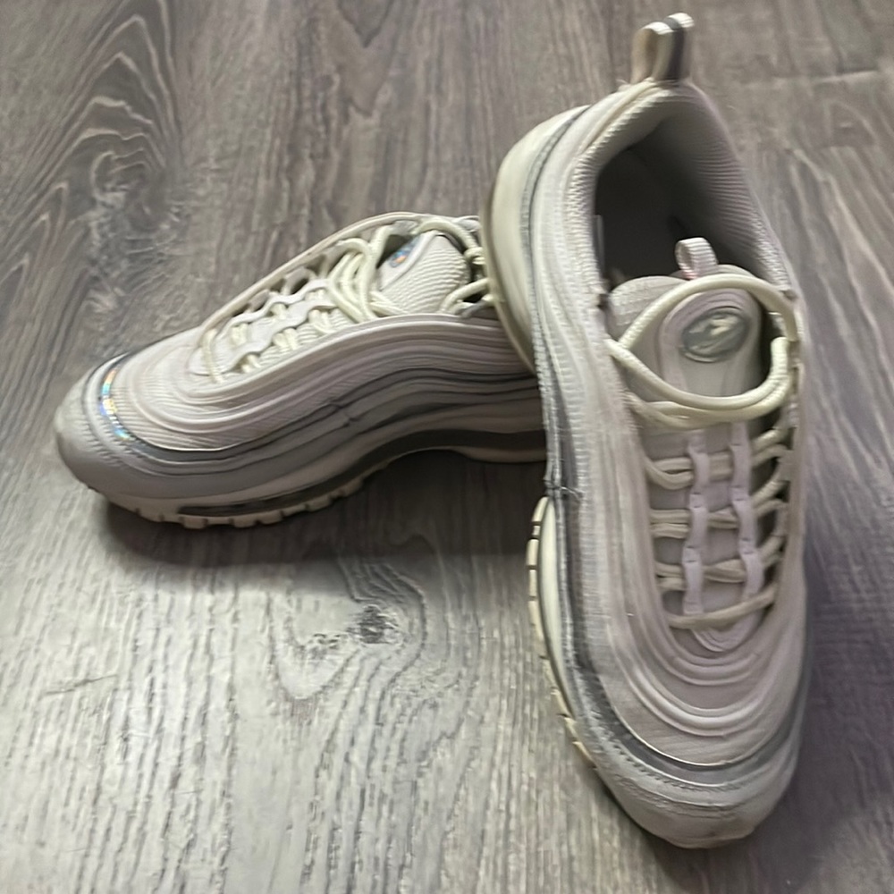 White Nike shoes